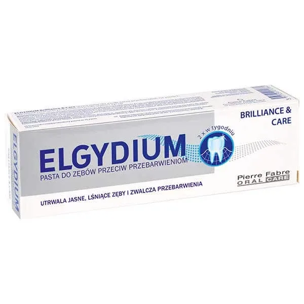 Elgydium Brillance&Care, pastă de dinți împotriva petelor, 30 ml — preț și oferte