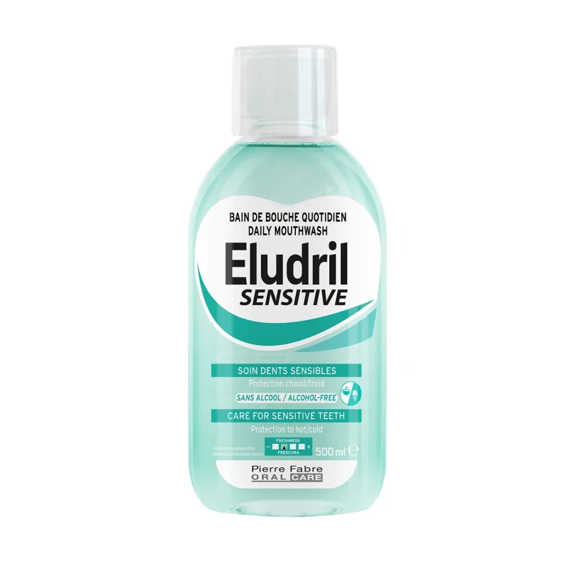 Eludril Sensitive apă de gură, 500 ml — preț și oferte