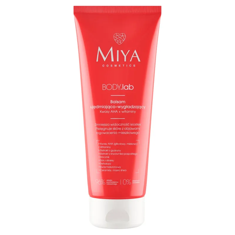 Miya BODY.lab, loțiune de întărire și netezire cu acizi AHA și vitamine, 200 ml — preț și oferte
