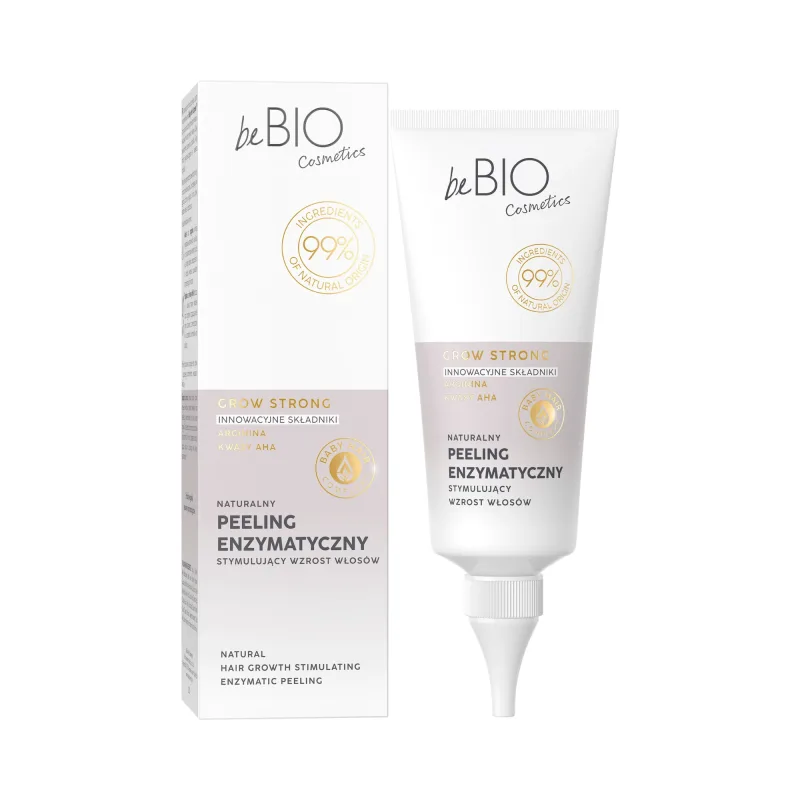 beBIO Cosmetics Baby Hair Complex, scrub enzimatic natural pentru stimularea creșterii părului, 100 ml — preț și oferte
