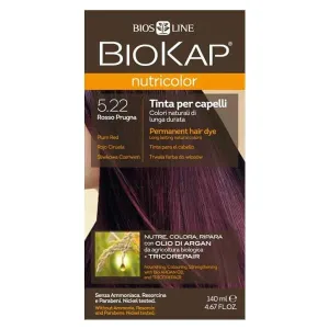 Biokap Nutricolor, vopsea de păr, 5.22 roșu prună, 140 ml