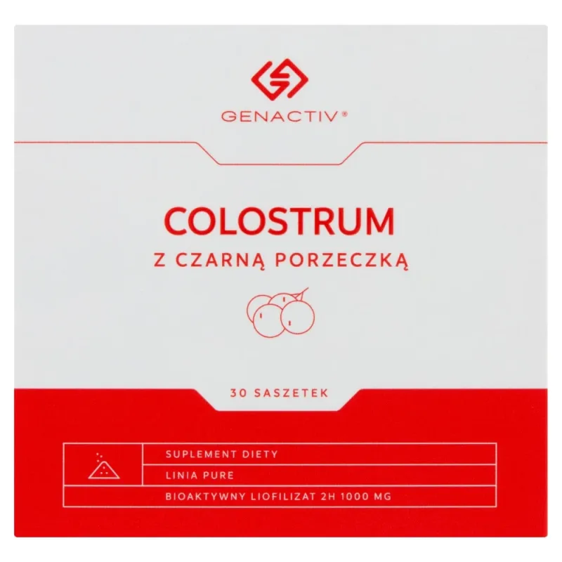 Genactiv Colostrum cu coacăz negru, pulbere, 3 g x 30 pliculețe — preț și oferte
