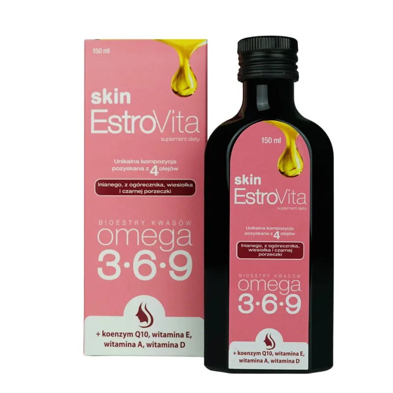 EstroVita Skin, esteri ai acizilor Omega 3-6-9, 150 ml — preț și oferte