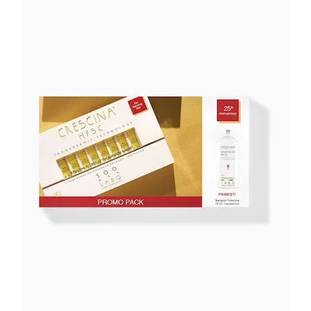 Labo CRESCINA Pachet Transdermic 500 MAN, 20 fiole + Sampon 200 ml Labo Cosprophar Suisse — preț și oferte