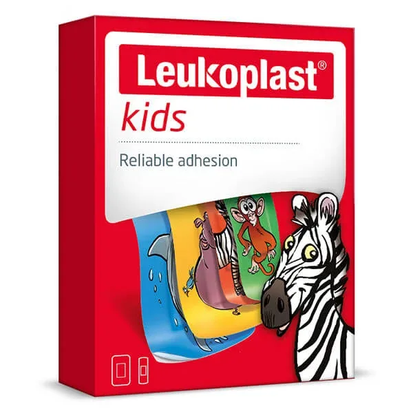 Leukoplast Kids, plasturi pentru bandaje, 2 dimensiuni, 12 bucăți — preț și oferte