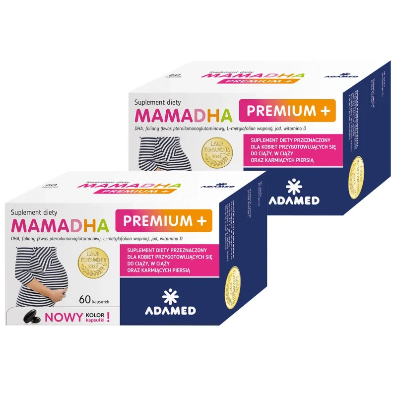 MamaDHA Premium+, 2 x 60 capsule — preț și oferte