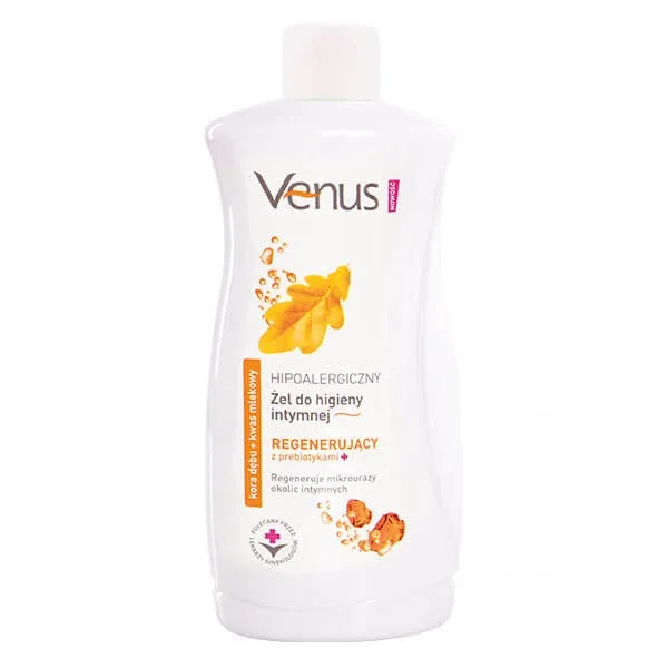 Venus, gel hipoalergenic pentru igiena intimă, scoarță de stejar și acid lactic, rezervă, 500 ml — preț și oferte