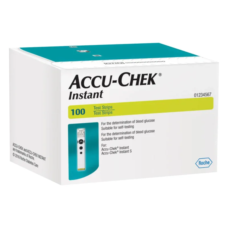Benzi de testare Accu-Chek Instant, 100 unități, Roche — preț și oferte