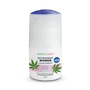 Botanic Help Women, antiperspirant roll-on 48h cu ulei de nuci, 50 ml