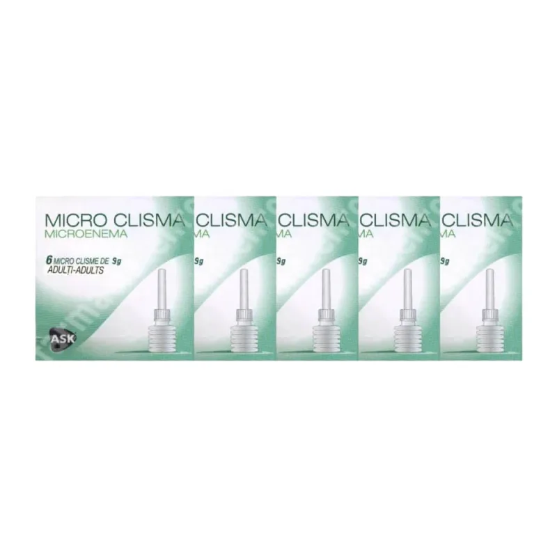 Microclismă pentru adulți Microenema, 5 x 6 flacoane, Amc Pharma Solutions — preț și oferte