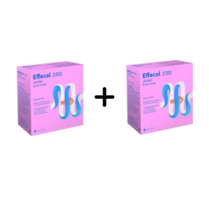 Effecol 3350 Junior, 2 x 12 plicuri x 6,5 g, Epsilon Health