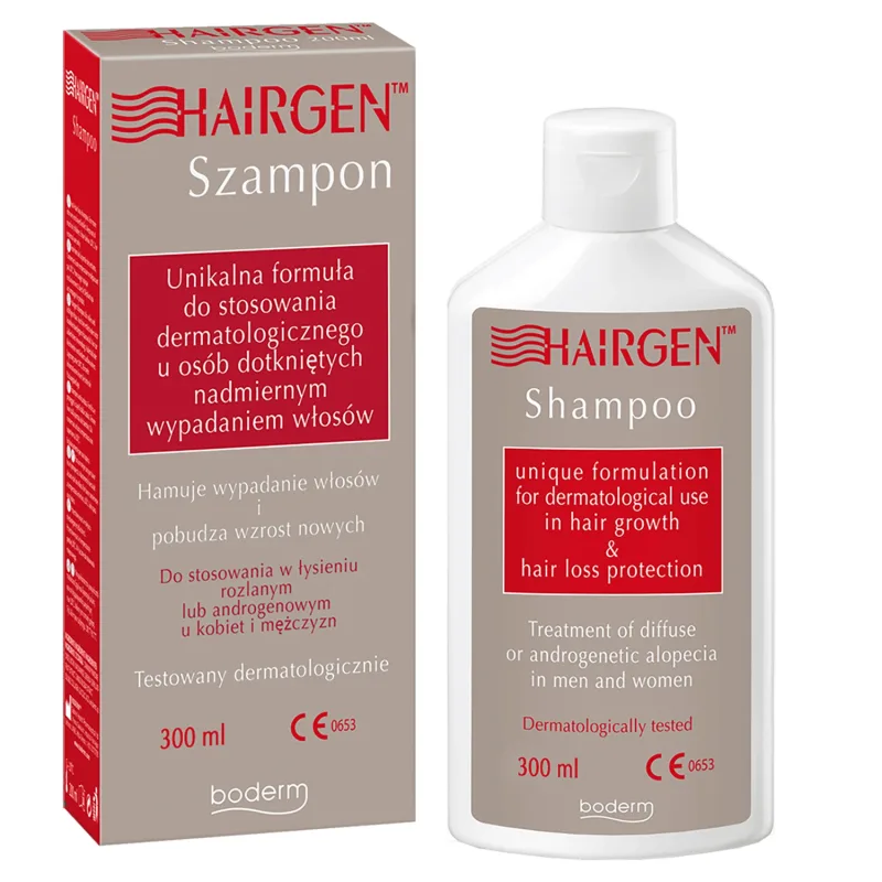Hairgen, șampon pentru uz dermatologic la persoanele afectate de căderea excesivă a părului, 300 ml — preț și oferte