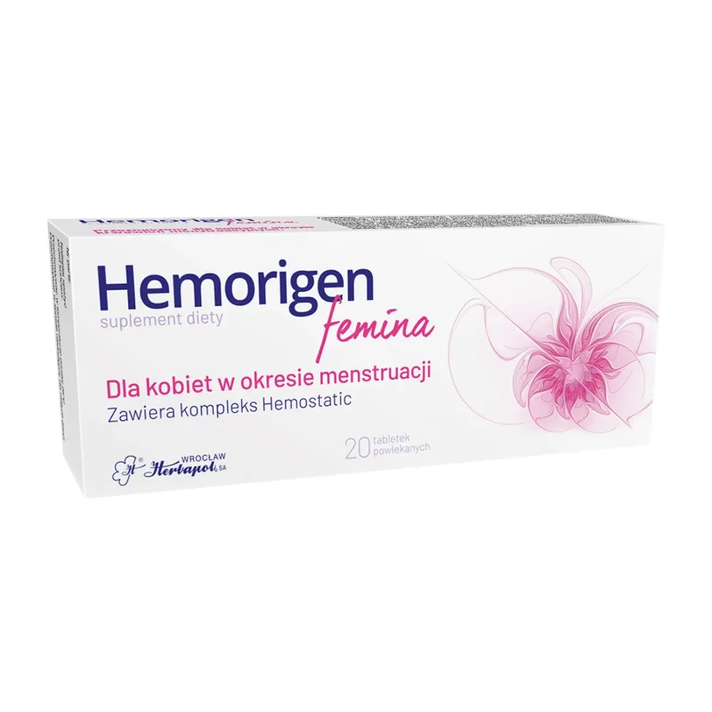 Hemorigen Femina, 20 comprimate filmate — preț și oferte