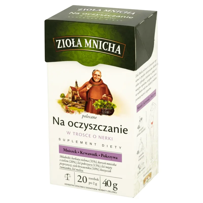 Herbapol Zioła Mnicha Na Oczyszczanie, ceai de plante, 2 g x 20 pliculețe — preț și oferte