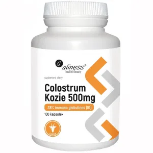 Aliness Colostru de capră 500 mg GI 28%, 100 capsule