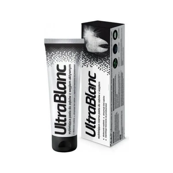 UltraBlanc, pastă de dinți de albire cu cărbune activ, 75 ml — preț și oferte