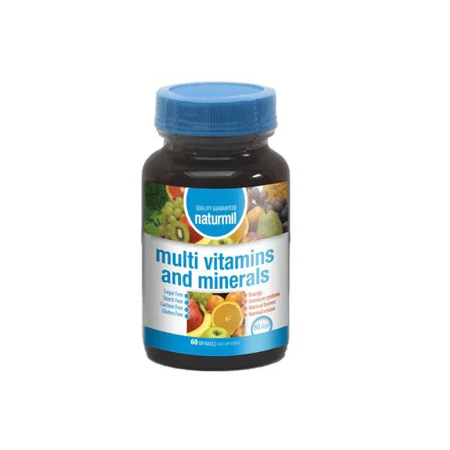 Multi Vitamins and Minerals 60 capsule Naturmil — preț și oferte