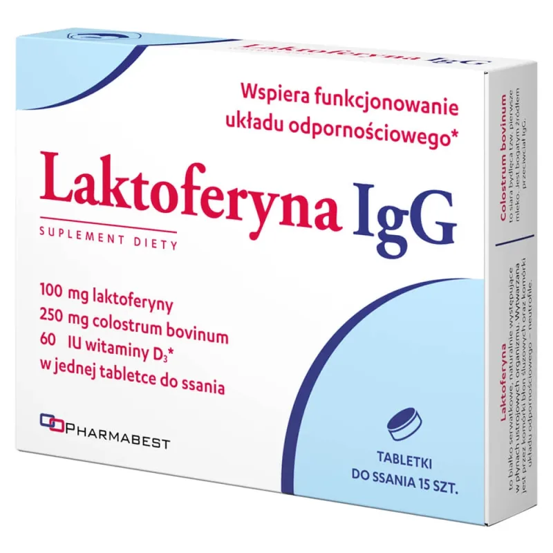Pharmabest Lactoferrin IgG, 15 pastile — preț și oferte