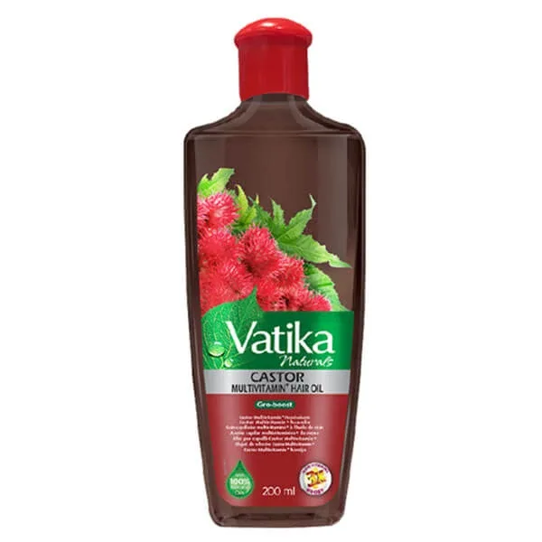 Vatika Naturals, ulei de ricin pentru creșterea părului, 200 ml — preț și oferte