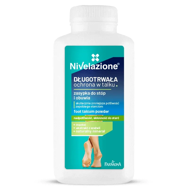 Farmona Nivelazione, protecție de lungă durată în talc, pudră pentru picioare și încălțăminte, 100 g — preț și oferte