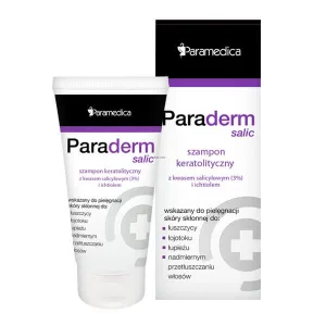 Paraderm Salic, șampon keratolitic cu acid salicilic și ihtiol, 150 g