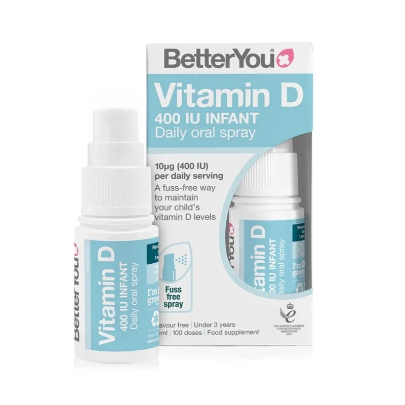 D400 Infant Vitamin D Oral Spray 15 ml, BetterYou BETTER YOU — preț și oferte