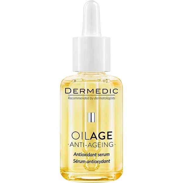 Dermedic Oilage, ser antioxidant, piele sensibilă cu semne de îmbătrânire, 30 ml — preț și oferte