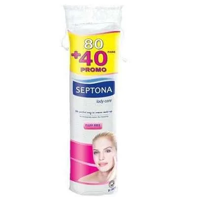 Dischete demachiante, 120 bucati, Septona — preț și oferte