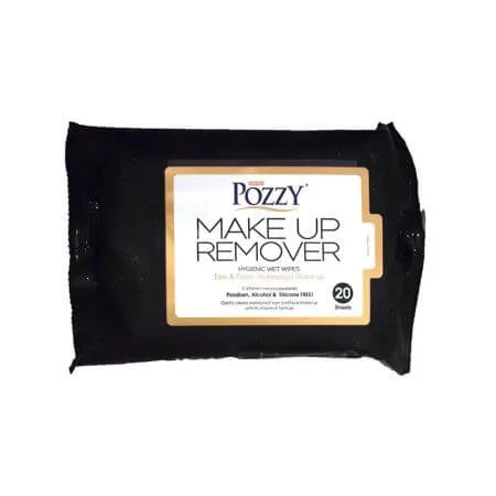 Servetele demachiante Make Up Waterproof, 20 buc., Pozzy — preț și oferte