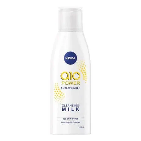 Lapte demachiant antirid cu Q10, 200 ml, Nivea — preț și oferte