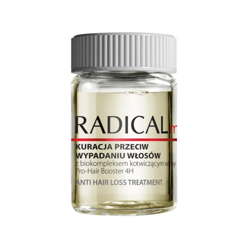 Radical Med, tratament împotriva căderii părului pentru bărbați, 5 ml x 15 fiole — preț și oferte