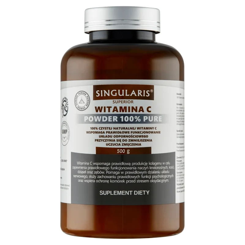 Singularis Superior Vitamin C Powder 100% Pure, 500 g — preț și oferte