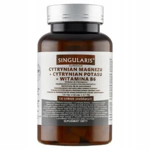 Singularis Superior Citrat de magneziu + Citrat de potasiu + Vitamina B6, 120 comprimate filmate