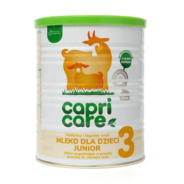 Capricare 3, lapte modificat junior cu lapte de capră, peste 12 luni, 800 g — preț și oferte