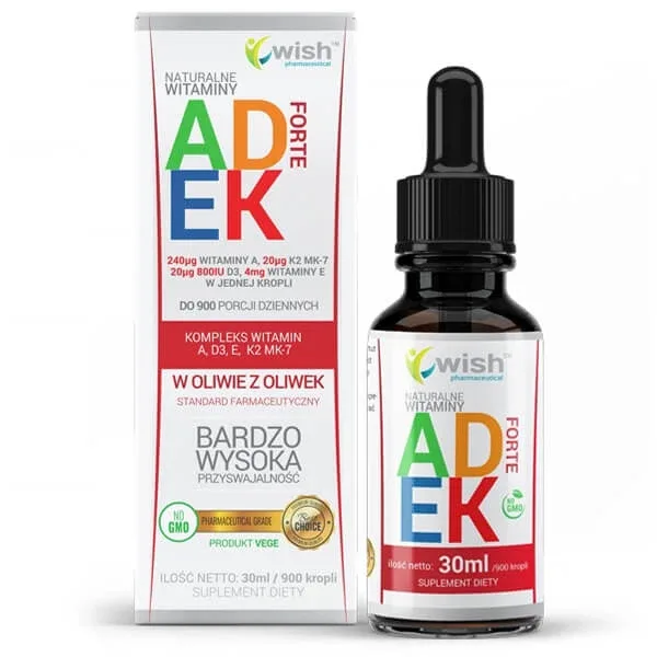 Wish ADEK Forte, complex de vitamine, 30 ml — preț și oferte
