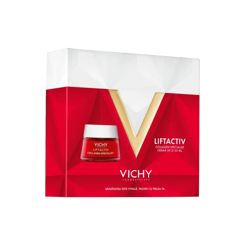Trusa Liftactiv Specialist Crema de zi Collagen Specialist, 50 ml, Vichy — preț și oferte