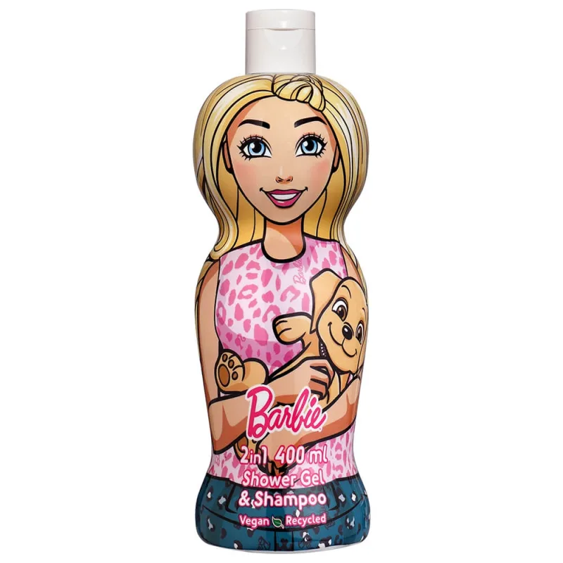 Gel de dus si sampon Barbie 1D, +3 ani, 400 ml, Air Val — preț și oferte