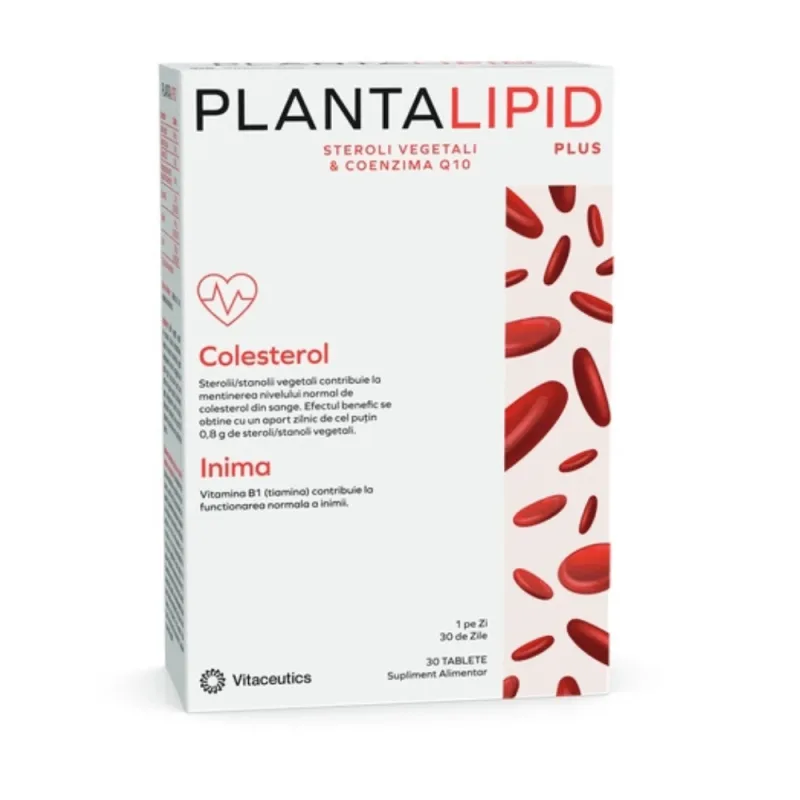 Plantalipid, 30 tablete, Vitaceutics — preț și oferte