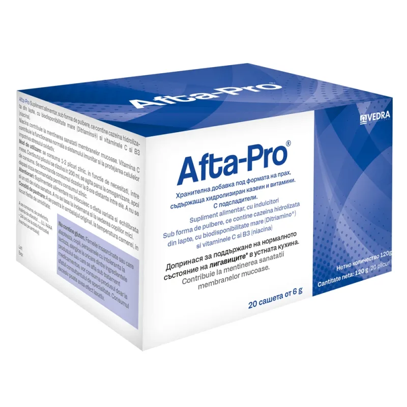 Afta-Pro, 20 plicuri, Vedra — preț și oferte