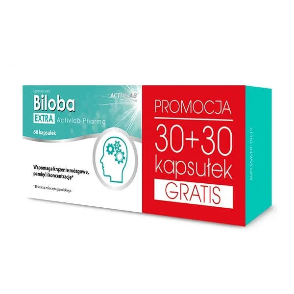 Activlab Pharma Biloba Extra, 30 + 30 capsule gratuite — preț și oferte