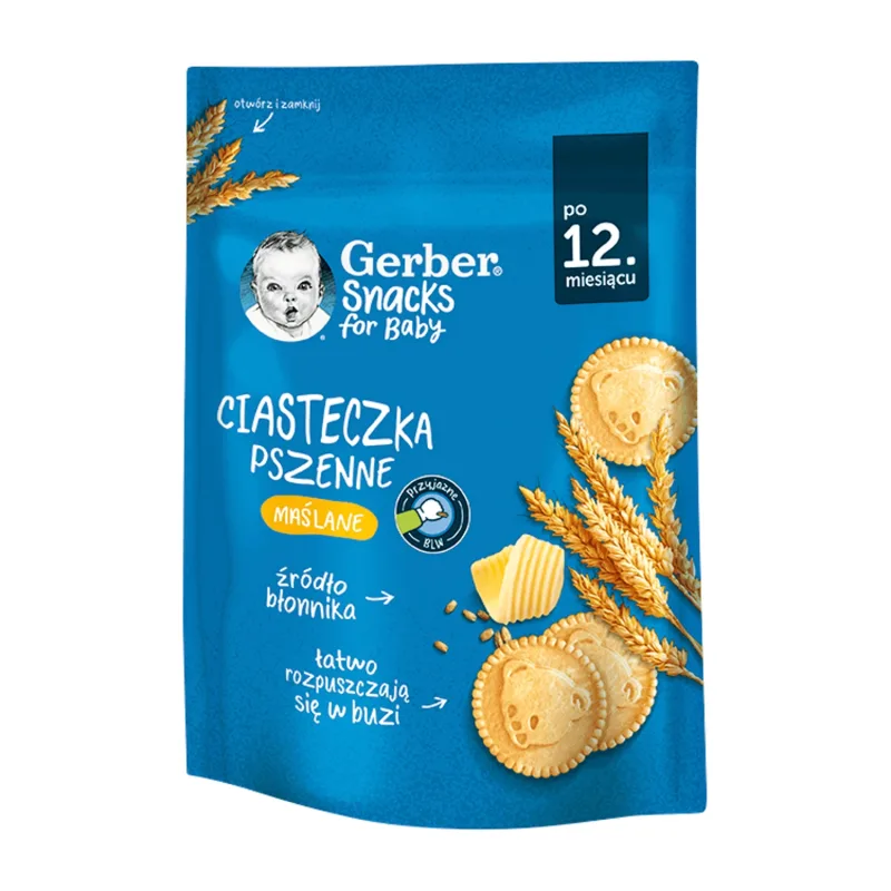 Gerber Biscuiți de grâu, cu unt, după 12 luni, 150 g — preț și oferte