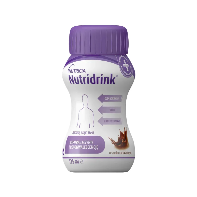 Nutridrink, formulă nutritivă, aromă de ciocolată, 4 x 125 ml NUTRICIA — preț și oferte