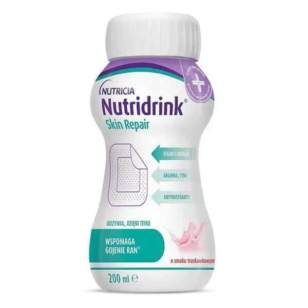 Nutridrink Skin Repair, aromă de căpșuni, 4 x 200 ml NUTRICIA — preț și oferte