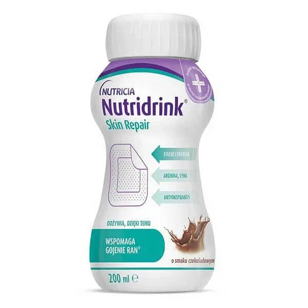 Nutridrink Skin Repair, aromă de ciocolată, 4 x 200 ml NUTRICIA — preț și oferte