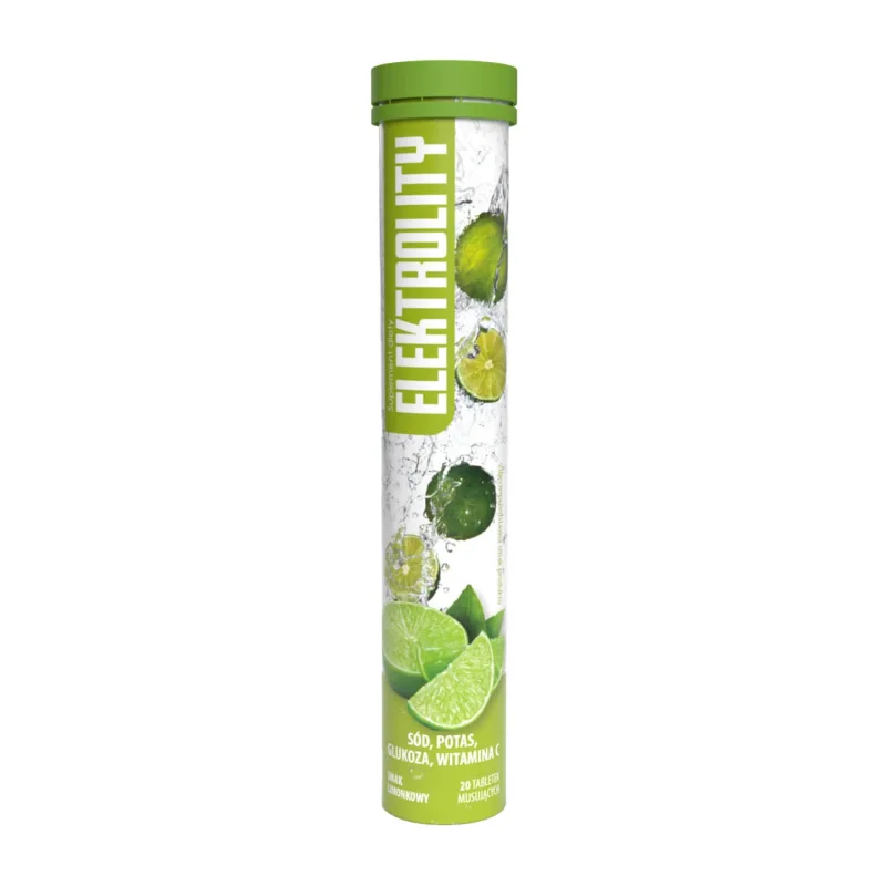 Activlab Pharma Elektrolity, aromă de lime, 20 comprimate efervescente — preț și oferte