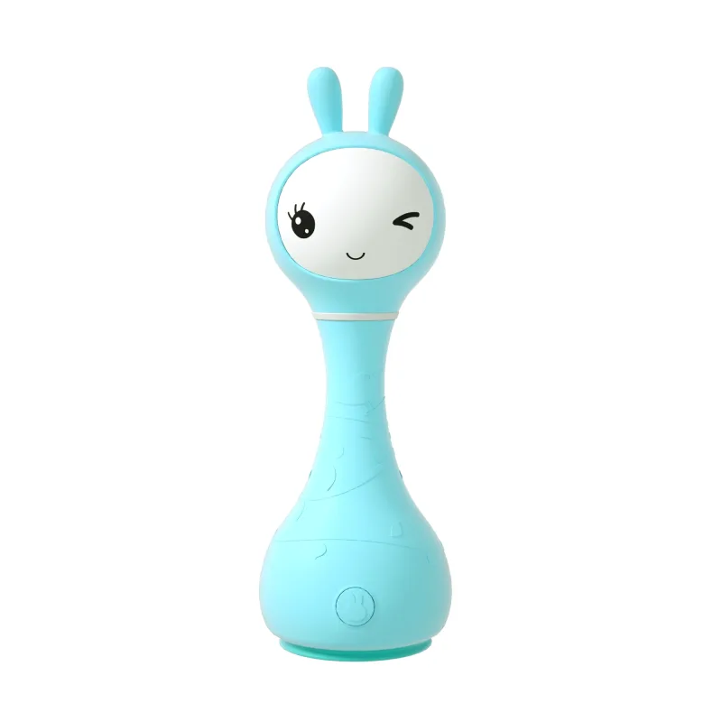 Iepuras interactiv pentru bebelusi, +0 luni, Albastru, Alilo Alilo Baby Bunny — preț și oferte