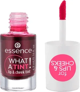 Essence WHAT A TINT! ruj buze si obraz 01 Kiss From A Rose, 4,9 ml — preț și oferte