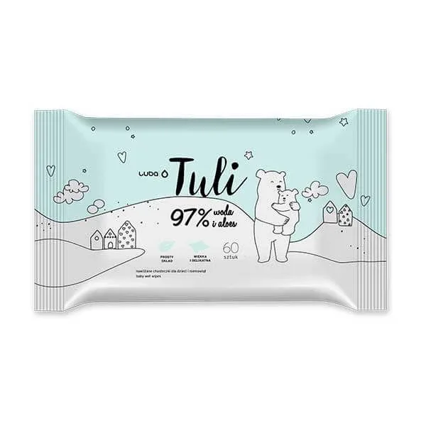 Luba Tuli, șervețele umede pentru copii, cu aloe vera, 60 bucăți — preț și oferte
