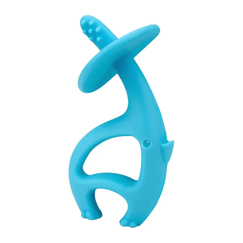 Mombella, teether, Dancing Elephant, albastru, de la 3 luni, 1 buc — preț și oferte