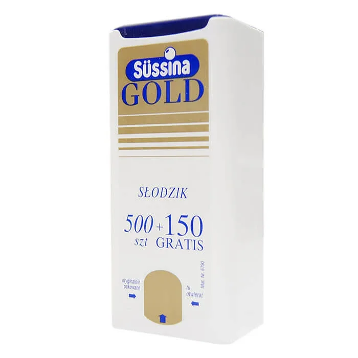 Sussina Gold, îndulcitor, 500 comprimate + 150 gratuite — preț și oferte